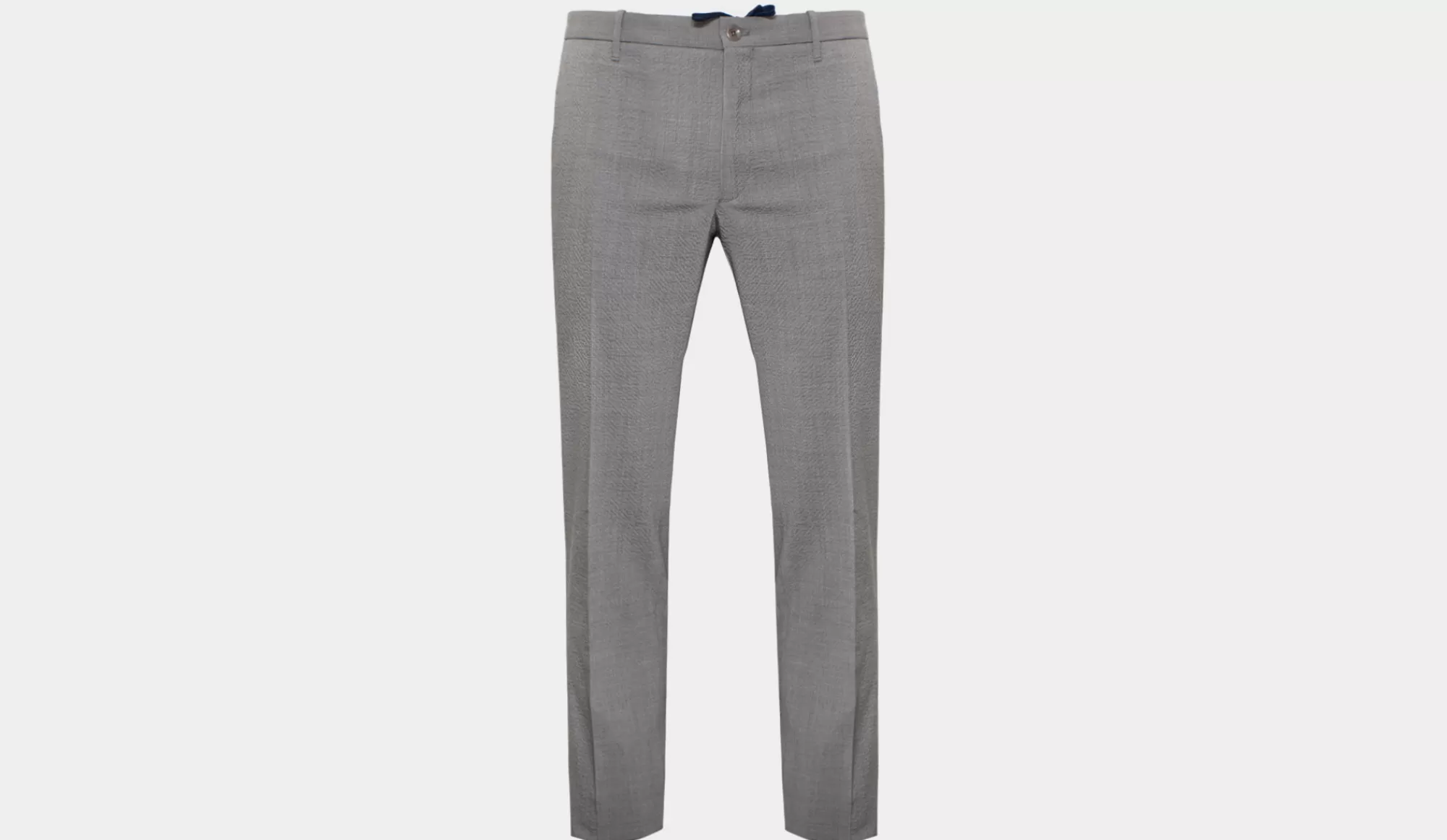 Best Incotex Trousers Seersucker Wool Taupe