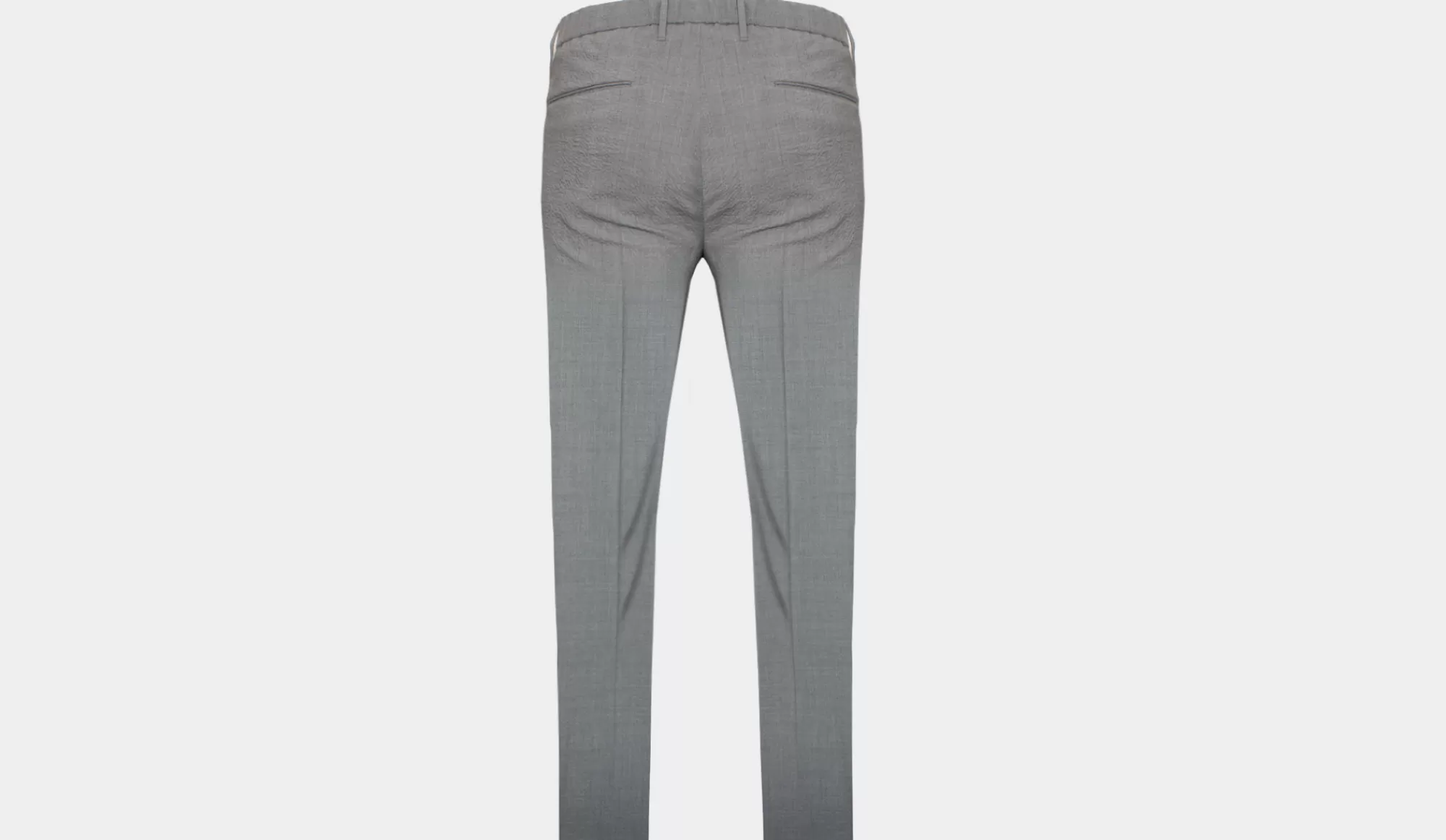 Best Incotex Trousers Seersucker Wool Taupe