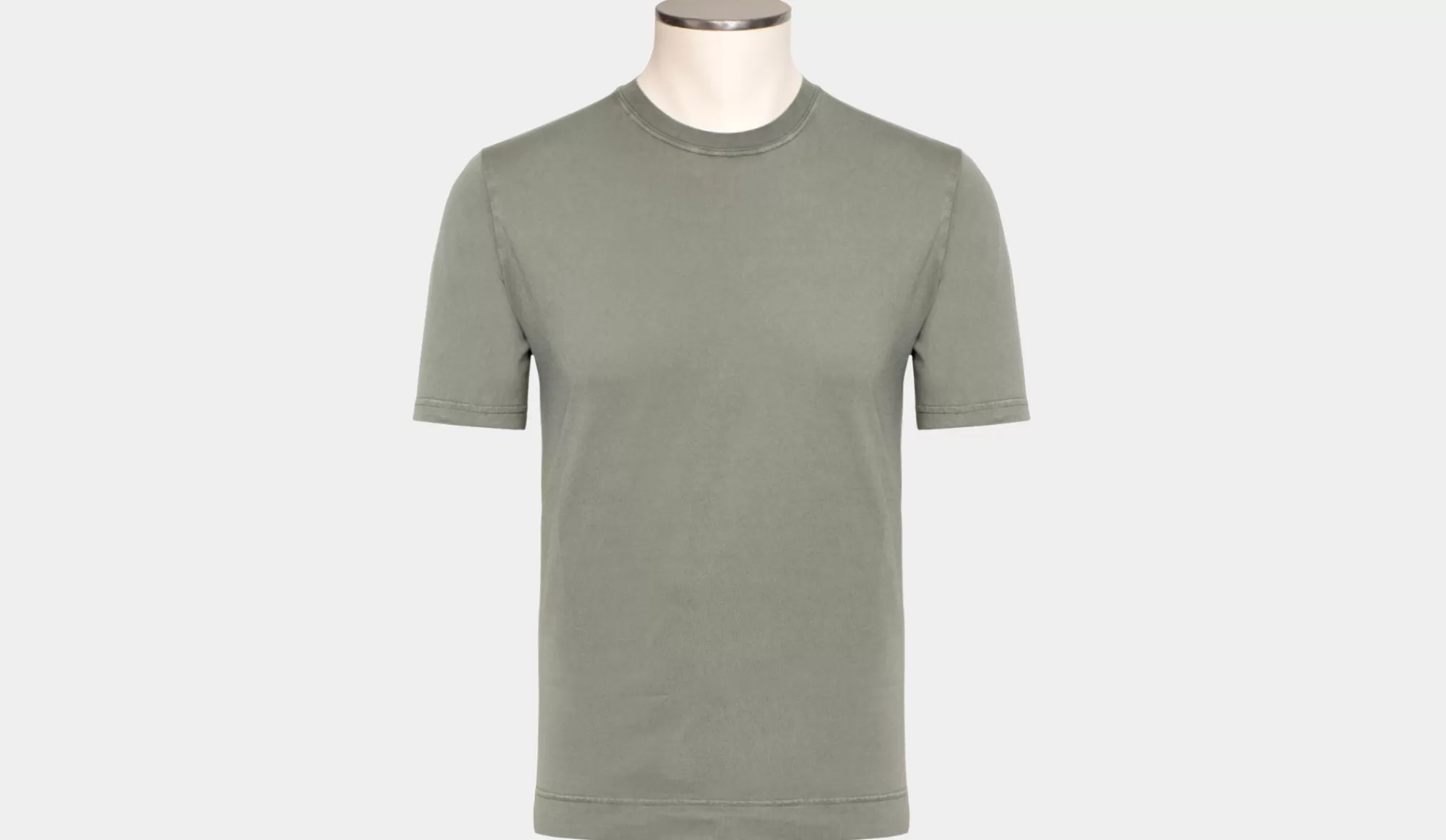 Store Fedeli T-Shirt "Giza" Cotton Green