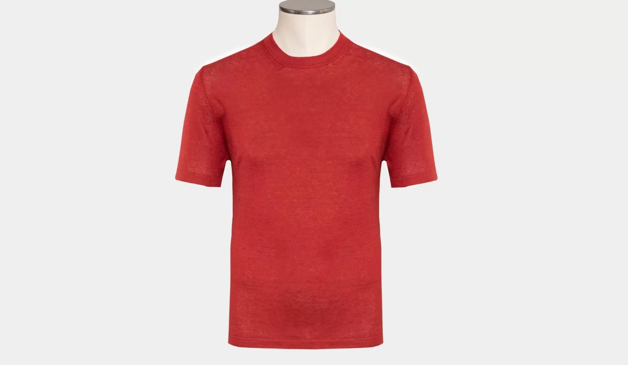 Fashion Altea T-Shirt Linen Coral Red