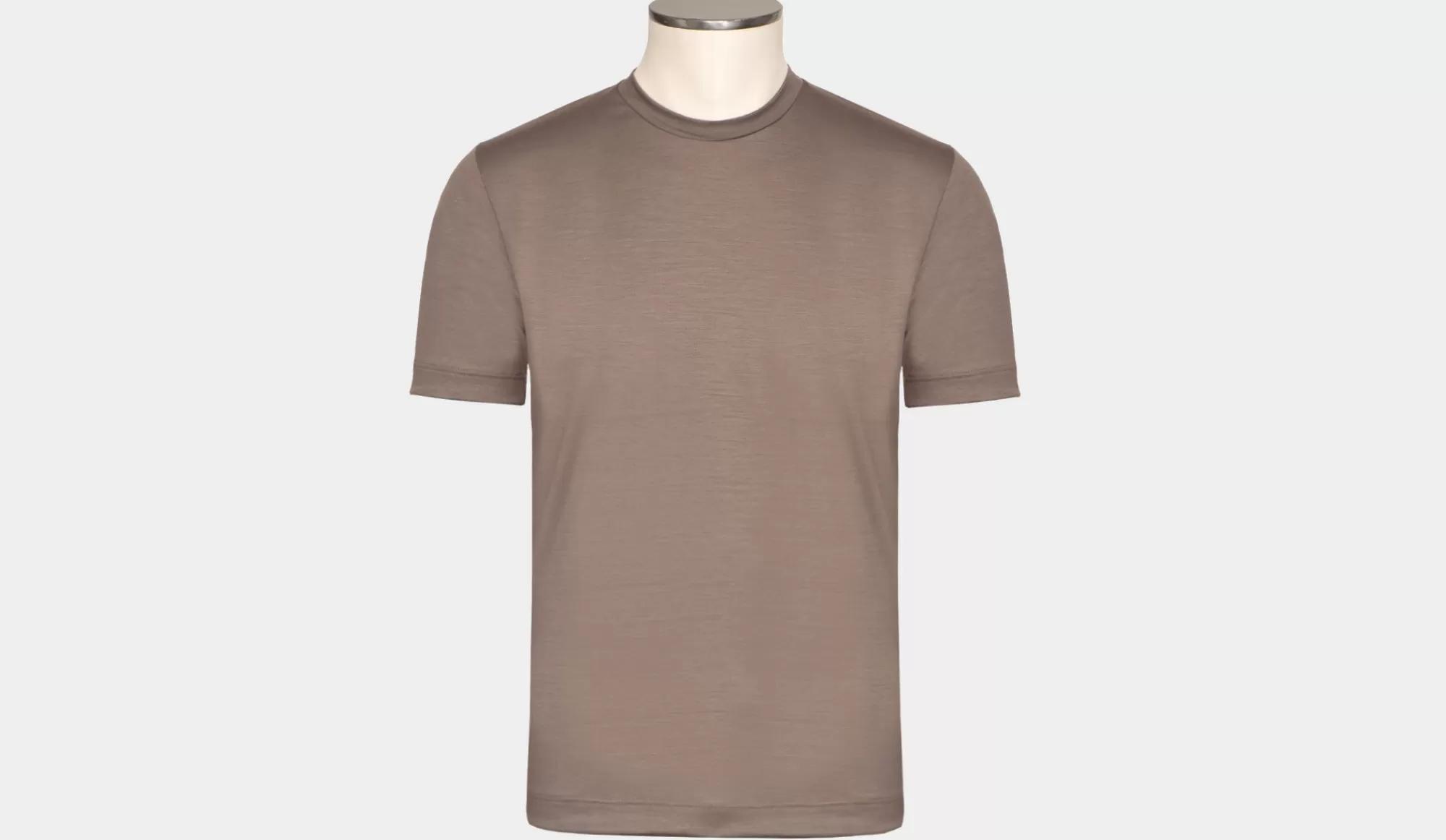 Discount Mazzarelli T-Shirt Merinos Beige