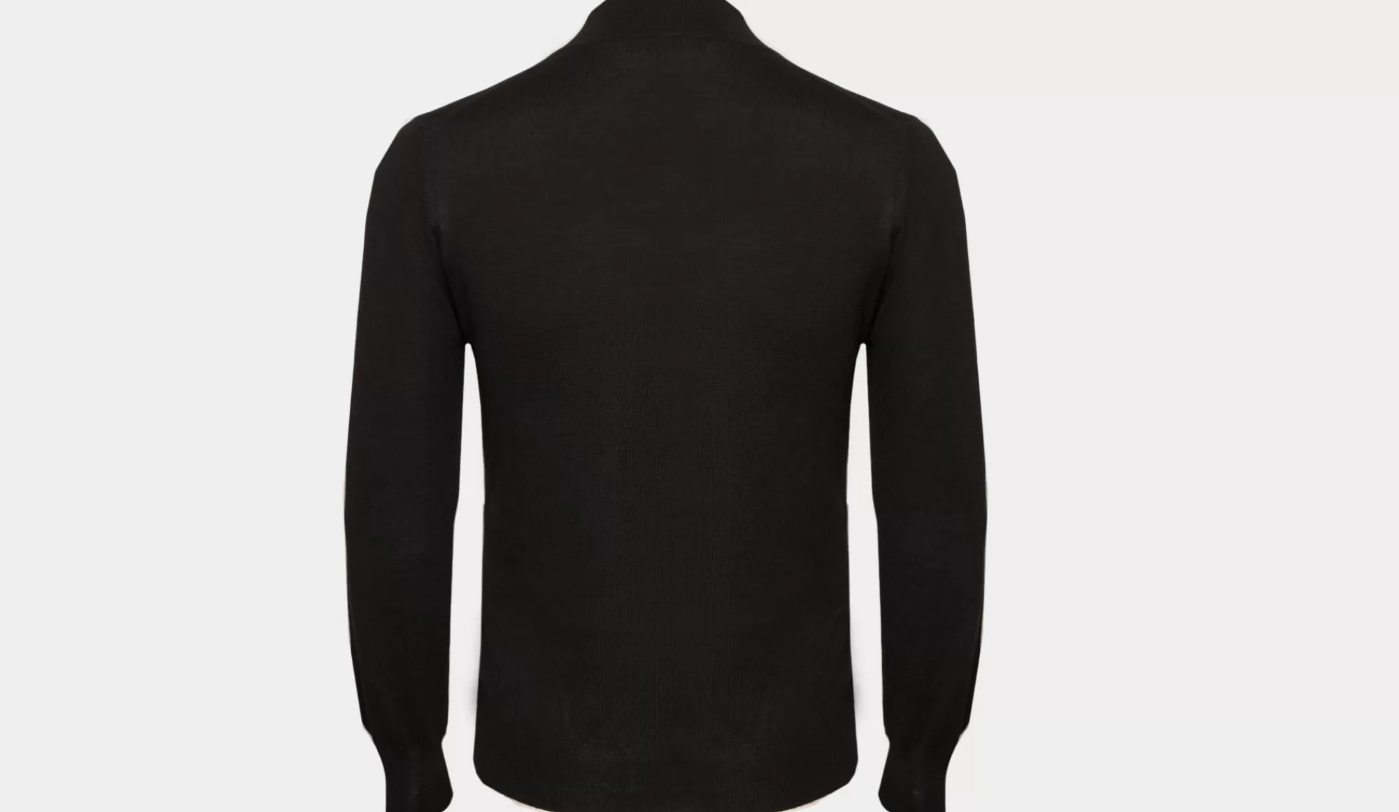 New Gran Sasso Turtle Neck 'super Tasmania' Black