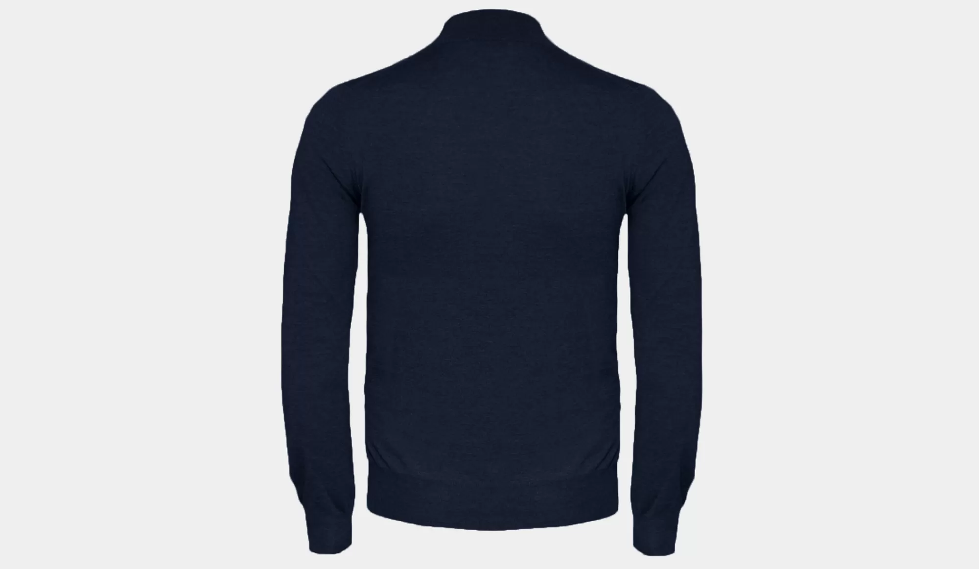 New Gran Sasso Turtle Neck 'super Tasmania' Navy