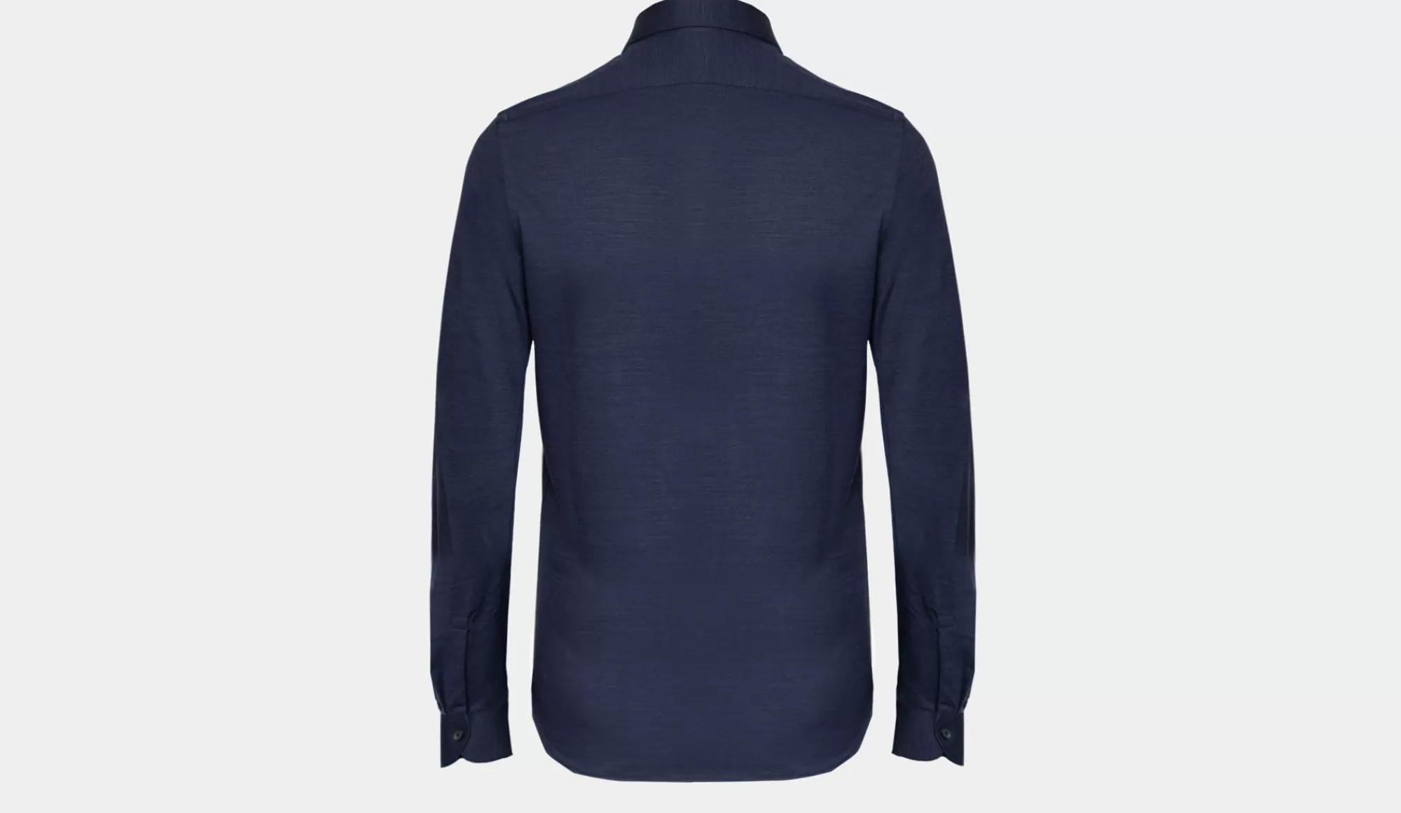 Online Xacus Wool Pique Shirt Blue