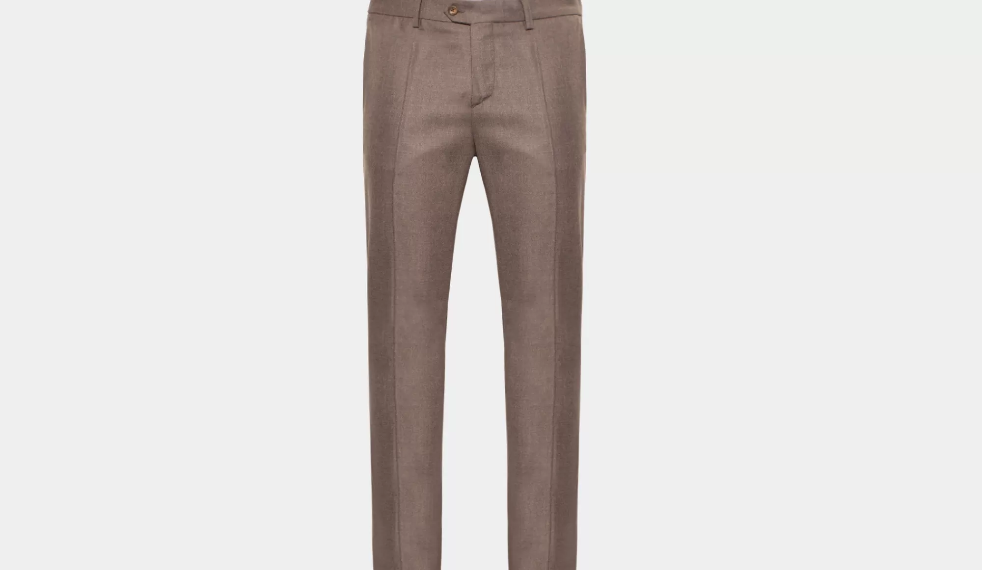 Clearance Marco Pescarolo Woolen Trousers Brown